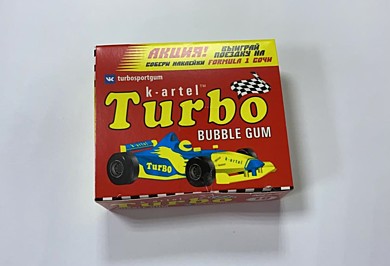 Фото товара Жвачка Turbo, 10 штук