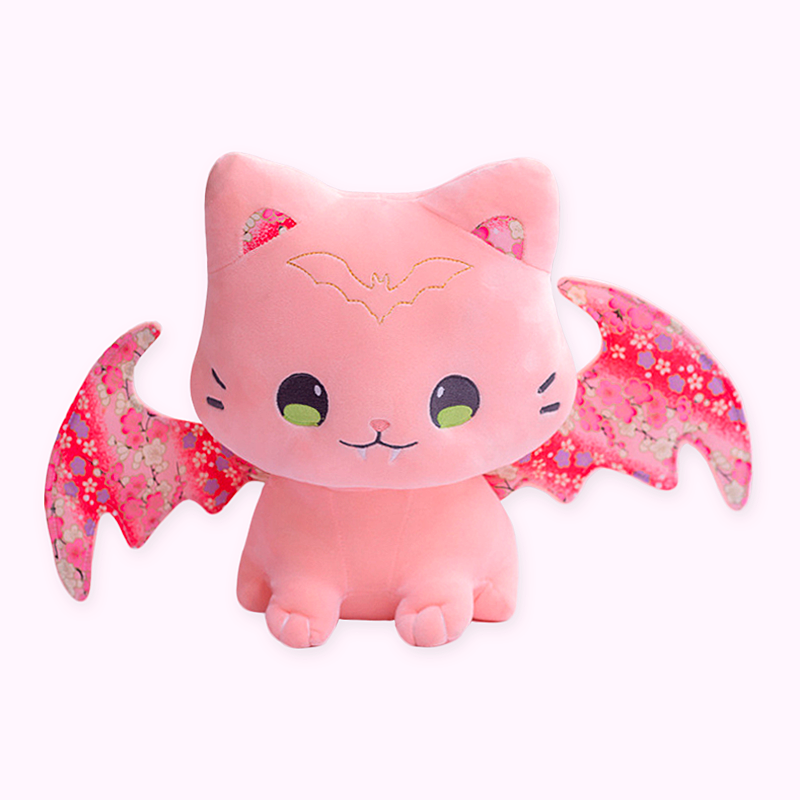 Игрушка Кот-летучая мышь 30см (розовый) - купить в интернет-магазине BUNNY  SHOP