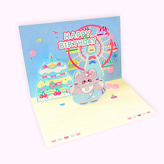 Фото товара Открытка Happy Birthday blue
