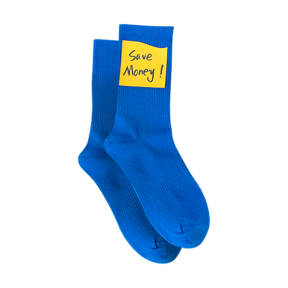 Фото товара Носки Save money blue